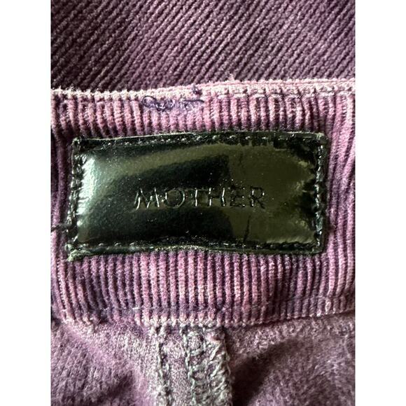 Mother The Looker Corduroy Skinny Pants in Violet Womens Size 30 - Picture 8 of 12
